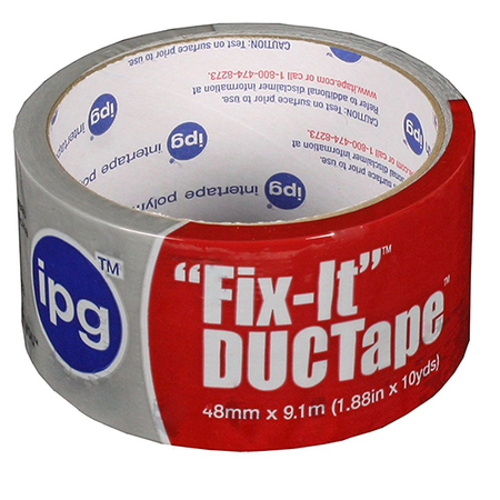 Intertape 1.88" x 10 Yds Silver Fix-It Utility 7-Mil Duct Tape 6910